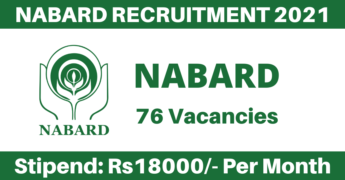 NABARD Recruitment 2024 Apply online for NABARD Job vacancies at